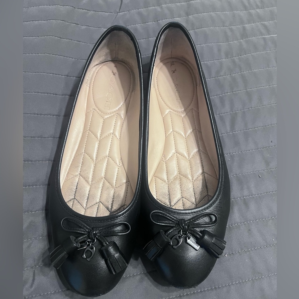 Coach - black ballet flats